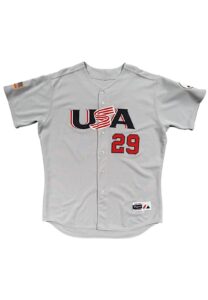 2008 Stephen Strasburg USA Olympic Game-Used Jersey