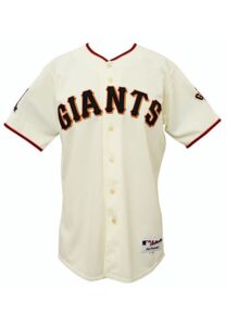 2008 Tim Lincecum San Francisco Giants Game-Used & Autographed Home Jersey