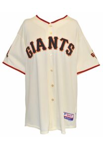 2008 Tim Lincecum San Francisco Giants Game-Used & Autographed Home Jersey