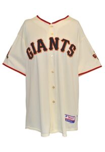 2008 Tim Lincecum San Francisco Giants Game-Used & Autographed Home Jersey