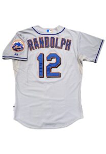 2008 Willie Randolph NY Mets Manager Worn Road Jersey