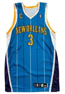 2009-10 Chris Paul New Orleans Hornets Game-Used Jersey