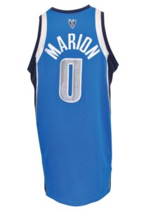 2009-10 Dallas Mavericks Game-Used Alternate Road Jerseys — Shawn Marion & Kris Humphries