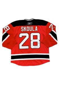 2009-10 Martin Skoula NJ Devils Game-Used Jersey