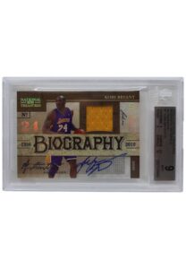 2009-10 National Treasures Biography Materials Autographs Kobe Bryant #1