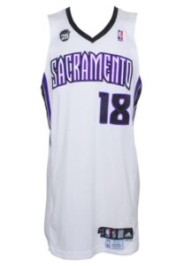 2009-10 Omri Casspi Rookie Sacramento Kings Game-Used Home Jersey