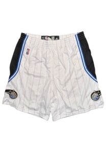 2009-10 Orlando Magic Game-Used Home Shorts Attributed To Jason Williams