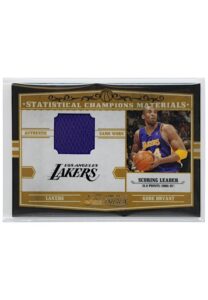 2009-10 Panini Timeless Treasures Statistical Champions Materials Kobe Bryant #4