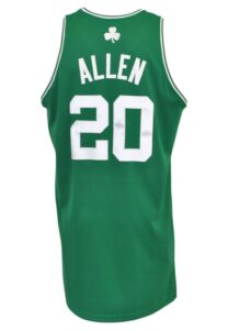 2009-10 Ray Allen Boston Celtics Game-Used Road Jersey 