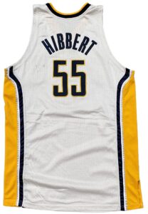 2009-10 Roy Hibbert Indiana Pacers Game-Used Jersey