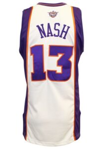 2009-10 Steve Nash Phoenix Suns Christmas Day Game-Issued Home Jersey