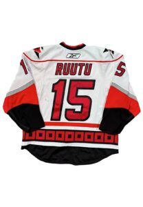 2009-10 Tuomo Ruutu Carolina Hurricanes Game-Used & Autographed Jersey