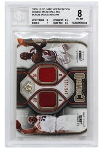 2009-10 Upper Deck SP Game-Used Edition Combo Materials James & Jordan #CM23