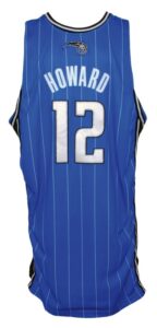 2009-2010 Dwight Howard Orlando Magic Game-Used Road Jersey