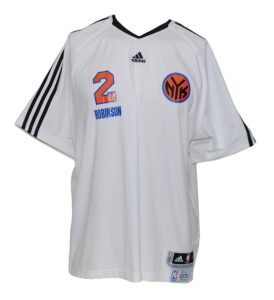 2009-2010 Nate Robinson New York Knicks Worn & Autographed Shooting Shirt