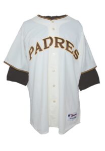 2009 Adrian Gonzalez San Diego Padres 1969 TBTC Game-Used & Autographed Home Uniform with Stirrups & Belt