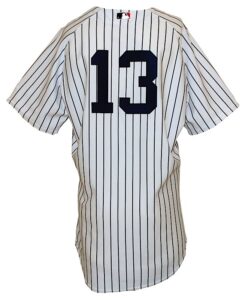 2009 Alex Rodriguez New York Yankees Spring Training Worn Home Jersey