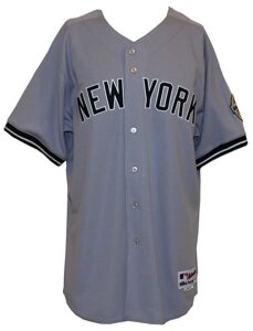 2009 Andy Pettitte New York Yankees Opening Day Road Game Worn Jersey with Inaugural Season Patch