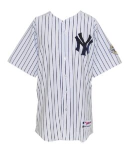 2009 Andy Pettitte NY Yankees Game-Used Home Jersey