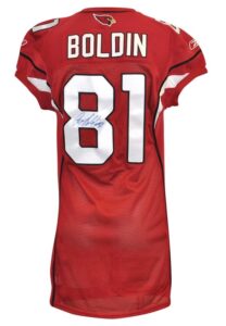 2009 Anquan Boldin Arizona Cardinals Game-Used & Autographed Home Jersey