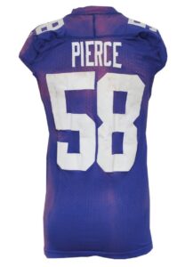 2009 Antonio Pierce New York Giants Game-Used Home Jersey