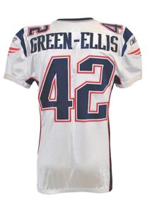 2009 BenJarvus Green-Ellis New England Patriots Game-Used Home Jersey