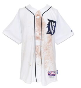 2009 Brandon Inge Detroit Tigers Game-Used Home Jersey