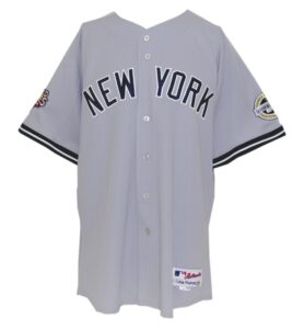 2009 Brian Bruney NY Yankees Game-Used World Series Road Jersey