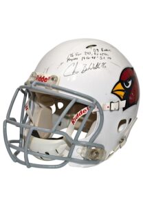 2009 Chris “Beanie” Wells Arizona Cardinals Rookie Game-Used & Autographed Helmet