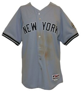 2009 Cody Ransom New York Yankees Opening Day Game-Used Road Jersey with Inaugural Season Patch