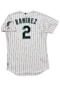 2009 Hanley Ramirez Florida Marlins Game-Used & Signed Home Jersey