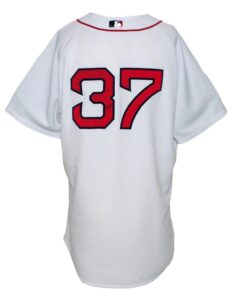 2009 Hideki Okajima Boston Red Sox Game-Used Home Jersey