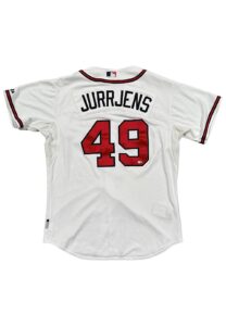 2009 Jair Jurrjens Atlanta Braves Game-Used Jersey