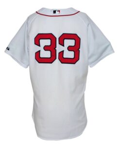 2009 Jason Varitek Boston Red Sox Game-Used Home Jersey