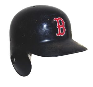 2009 Jason Varitek Boston Red Sox Regular & Postseason Game-Used Batting Helmet