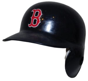 2009 Jason Varitek Boston Red Sox Regular & Postseason Game-Used Batting Helmet