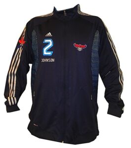 2009 Joe Johnson Atlanta Hawks Eastern Conference All-Stars Worn Warm-Up Jacket