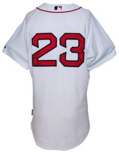 2009 Joey Gathright Boston Red Sox Game-Used Home Jersey