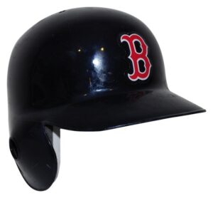 2009 Joey Gathright Boston Red Sox Regular & Postseason Game-Used Batting Helmet and 2009 Nick Green Boston Red Sox Regular & Postseason Game-Used Batting Helmet