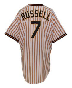 2009 John Russell Pittsburgh Pirates Game-Used Turn-Back-the-Clock Home Uniform