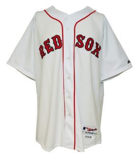 2009 Jon Lester Boston Red Sox Game-Used Home Jersey