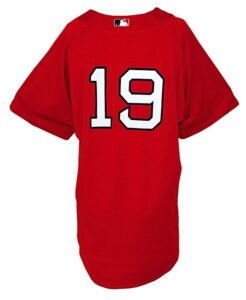 2009 Josh Beckett Boston Red Sox Worn Batting Practice Jersey