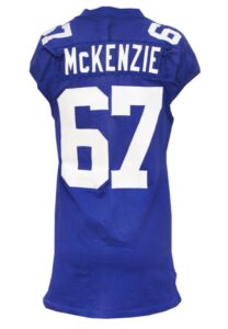 2009 Kareem McKenzie New York Giants Game-Used Home Jersey