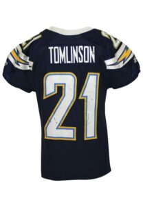 2009 LaDainian Tomlinson San Diego Chargers Game-Used Home Jersey (Matched To 11/15 2 TD Performance • Chargers LOA)