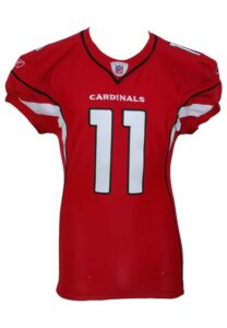 2009 Larry Fitzgerald Arizona Cardinals Game-Used & Autographed Home Jersey