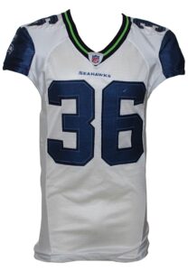 2009 Lawyer Milloy Seattle Seahawks Game-Used Road Jersey