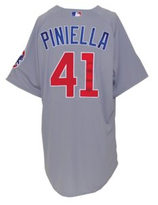 2009 Lou Piniella Chicago Cubs Manager’s Worn Road Jersey