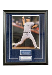 2009 Mariano Rivera NY Yankees Signed “500th Save” Framed Display