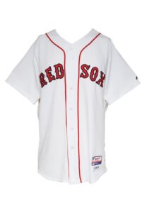 2009 Mike Lowell Boston Red Sox Game-Used Home Jersey