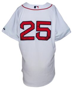 2009 Mike Lowell Boston Red Sox Game-Used Home Jersey